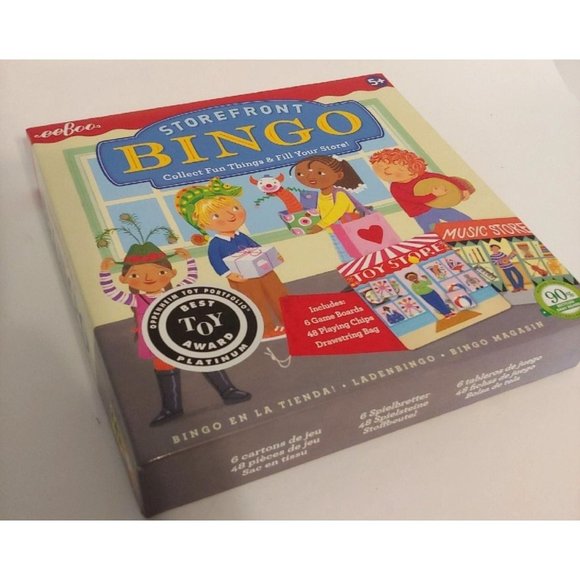 eeBoo Storefront Bingo Game for Kids Sealed NIB Critical Thinking - Picture 2 of 8